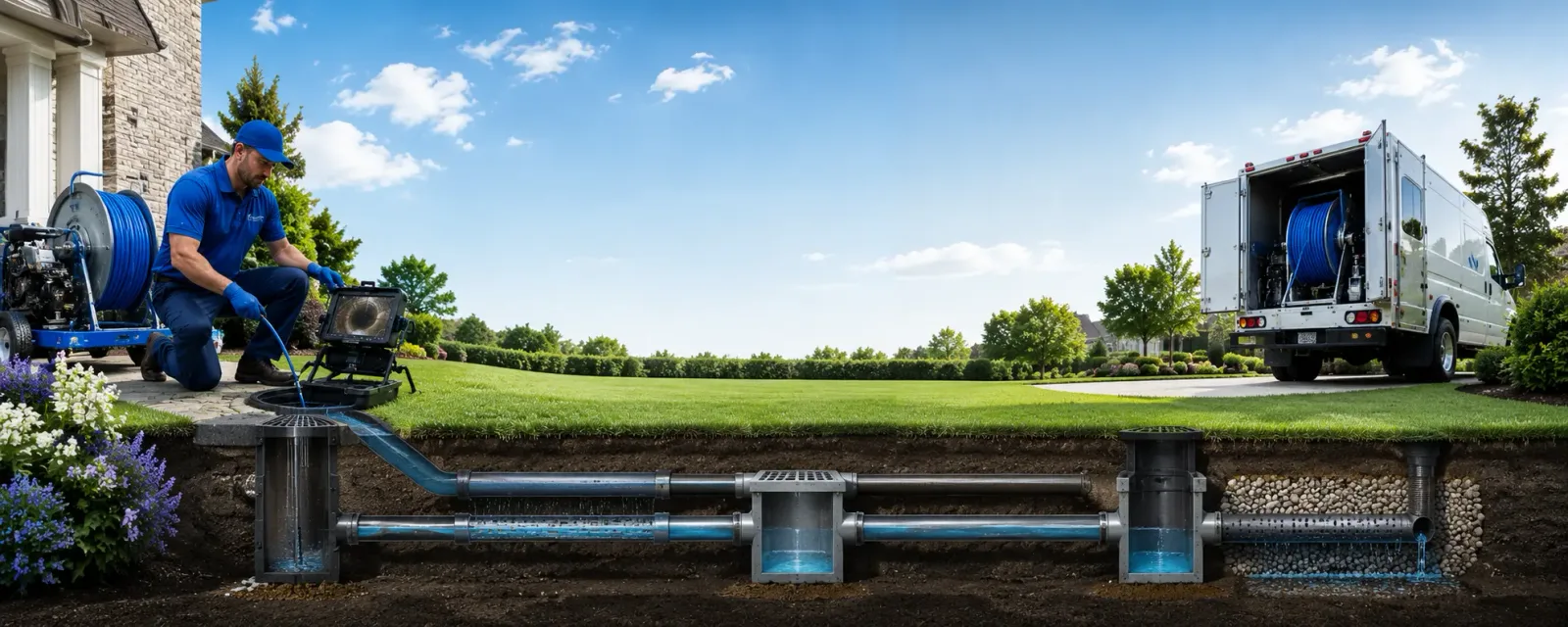Outdoor drain cleaning information for Lakeland, MI