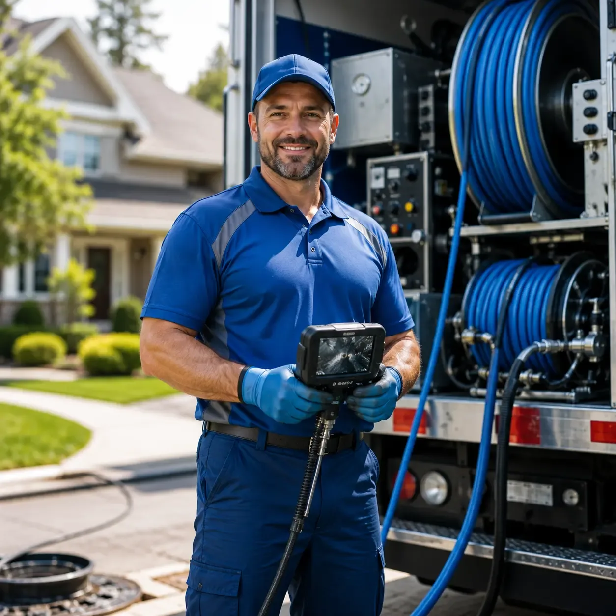 Local outdoor drain cleaning specialists in Lakeland, MI